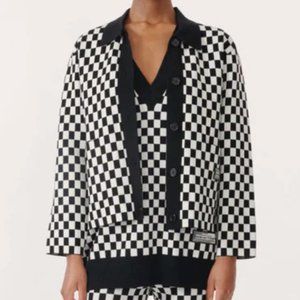 BAUM UND PFERDGARTEN Caramba Checked Cardigan - Size L